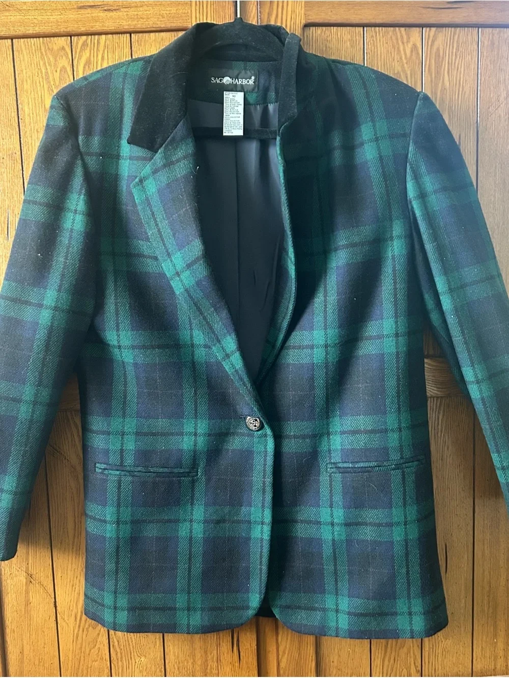 Vintage 90’s Sag Harbor Women’s Blazer Jacket. Size 10